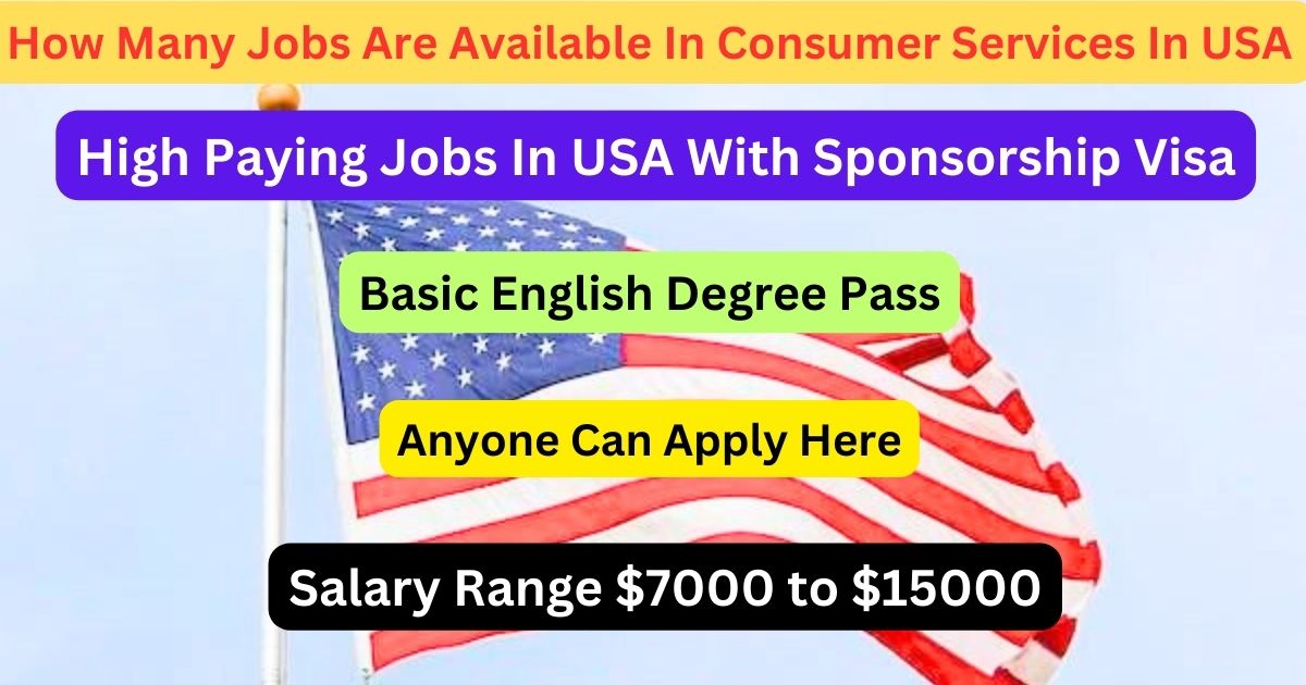 How Many Jobs Are Available In Consumer Services In USA