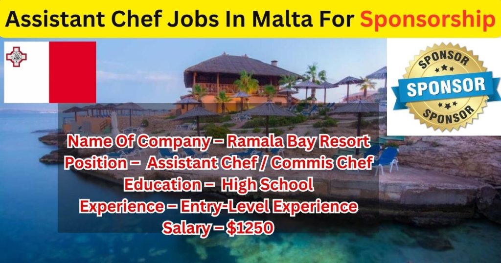 Assistant Chef Jobs In Malta