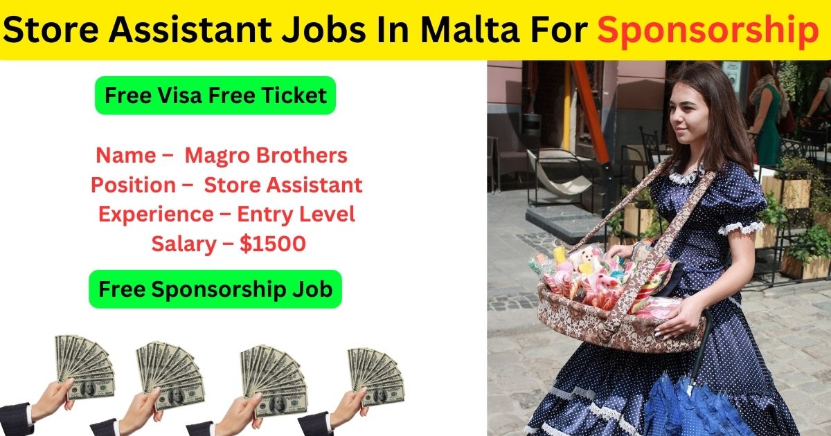 Store Assistant Jobs In Malta