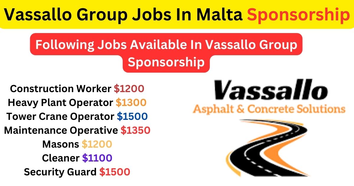 Vassallo Group Jobs In Malta