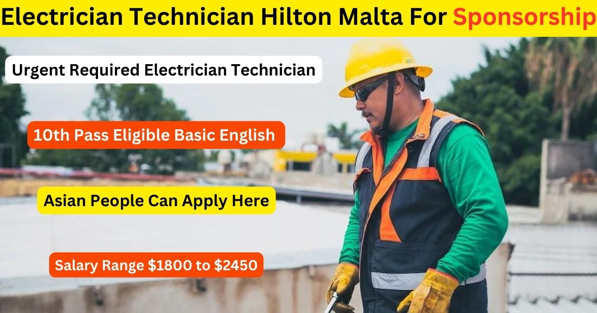 Electrician Technician Hilton Malta For Sponsorship