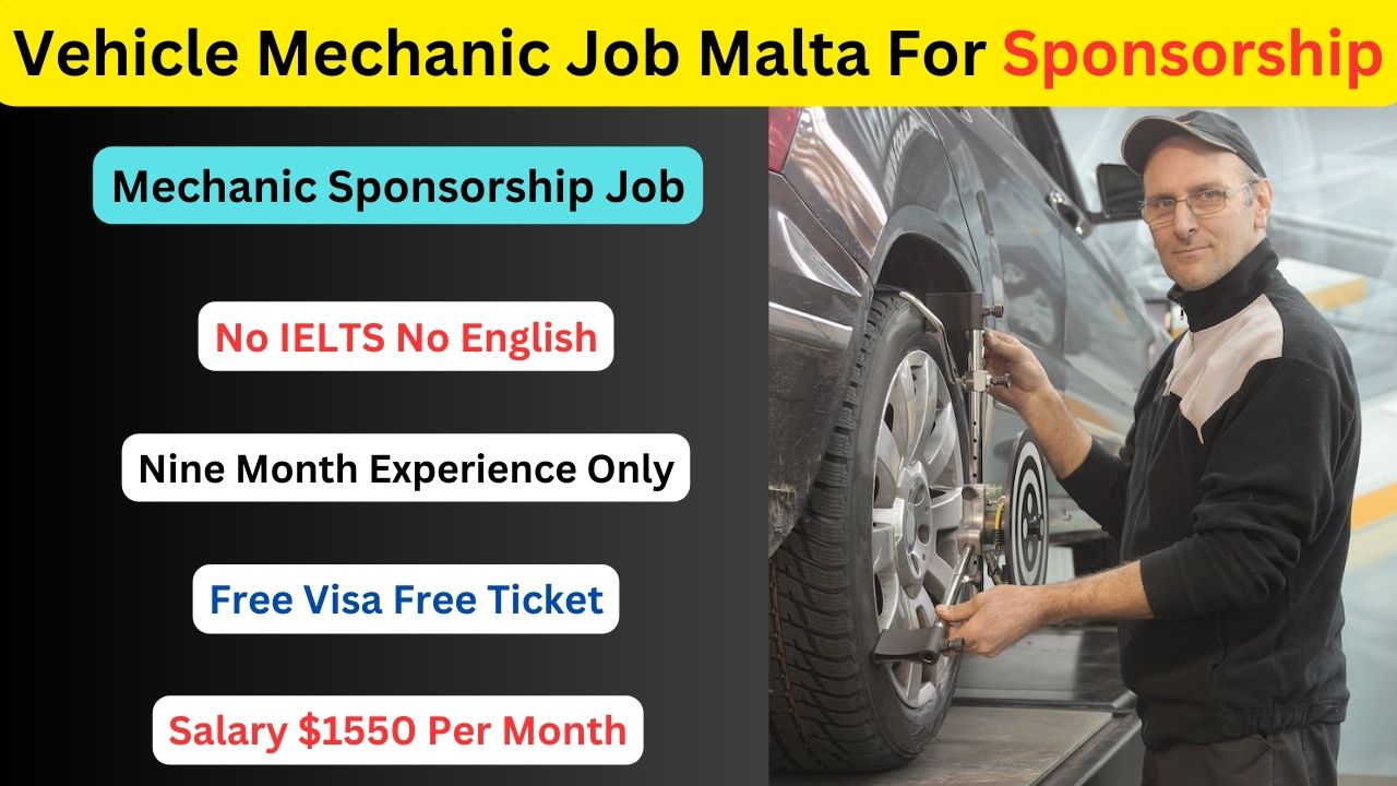 Mechanic Jobs In Malta For Sponsorship