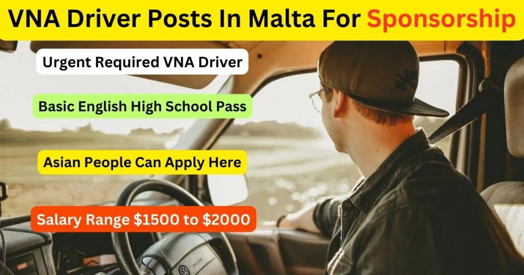 VNA Driver Posts In Malta For Sponsorship