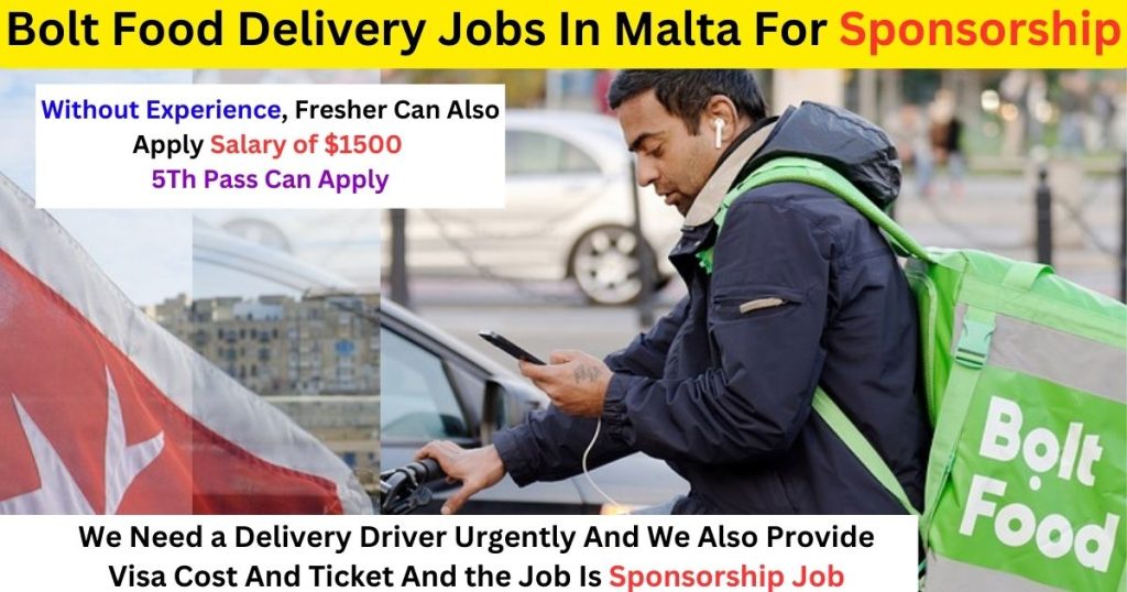 Bolt Food Delivery Jobs In Malta